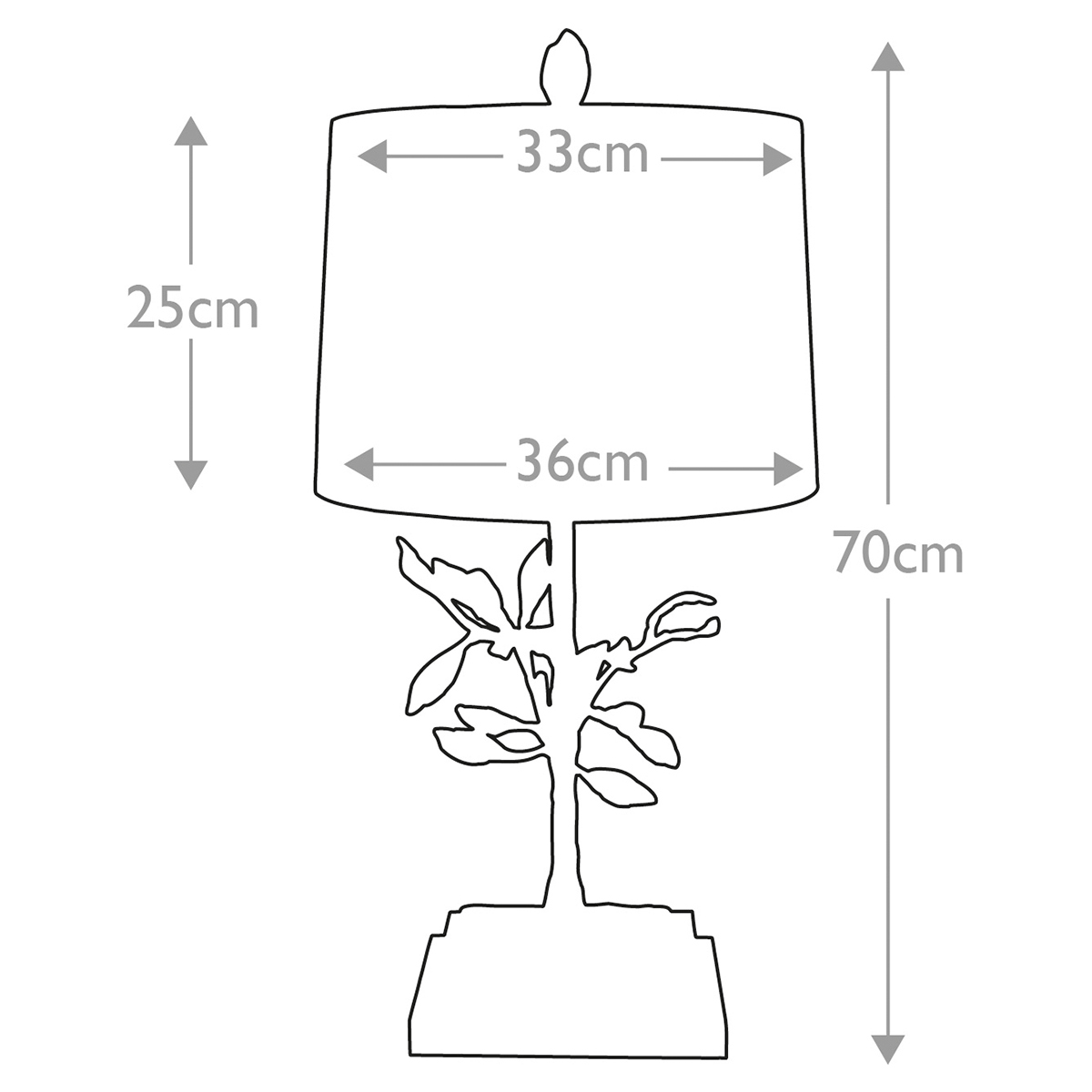 Настольная лампа с кремовым льняным цилиндрическим абажуром и ножкой в форме золотистой ветки Gilded Nola в Ульяновске