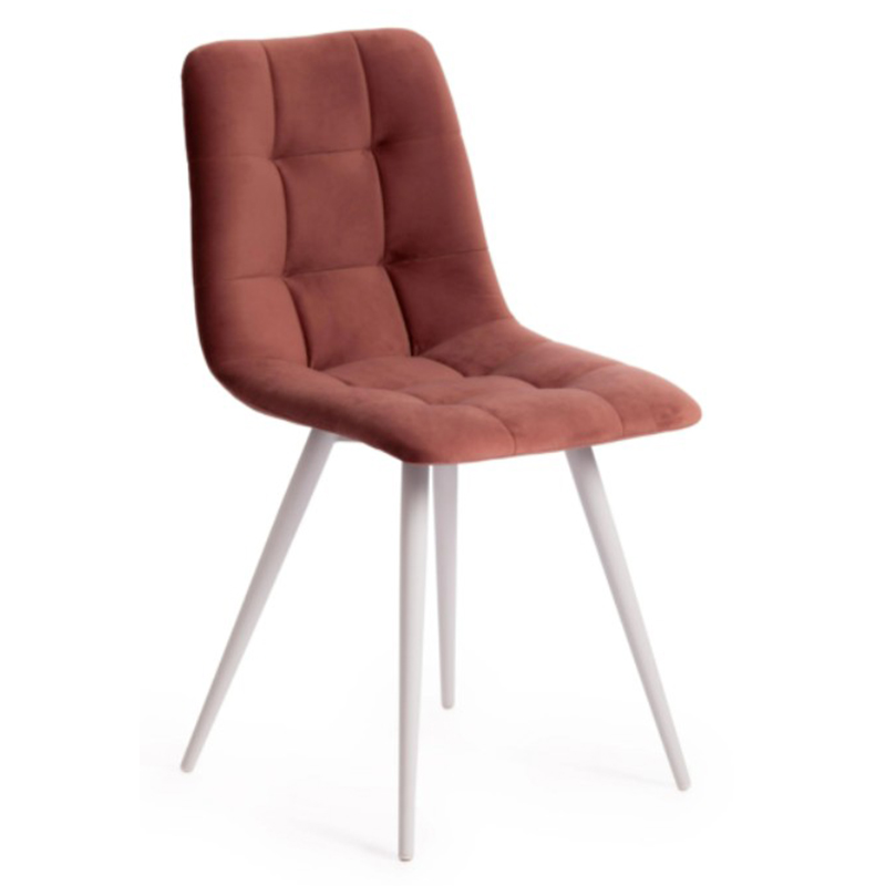 Стул Nancy Coral Chair Коралловый Белый в Ульяновске | Loft Concept 