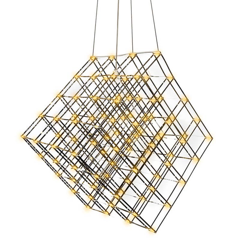 Люстра Moooi Tesseract Yellow lamp L Хром в Ульяновске | Loft Concept 