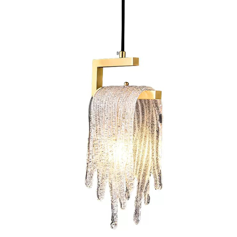 Подвесной светильник Fused Glass Hanging lamp Золотой в Ульяновске | Loft Concept 