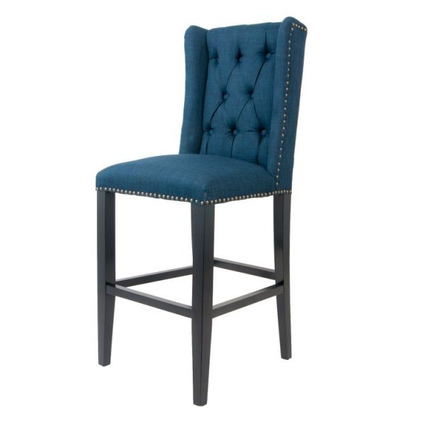 Стул French chairs Provence Barton Blue Chair Черный Синий в Ульяновске | Loft Concept 