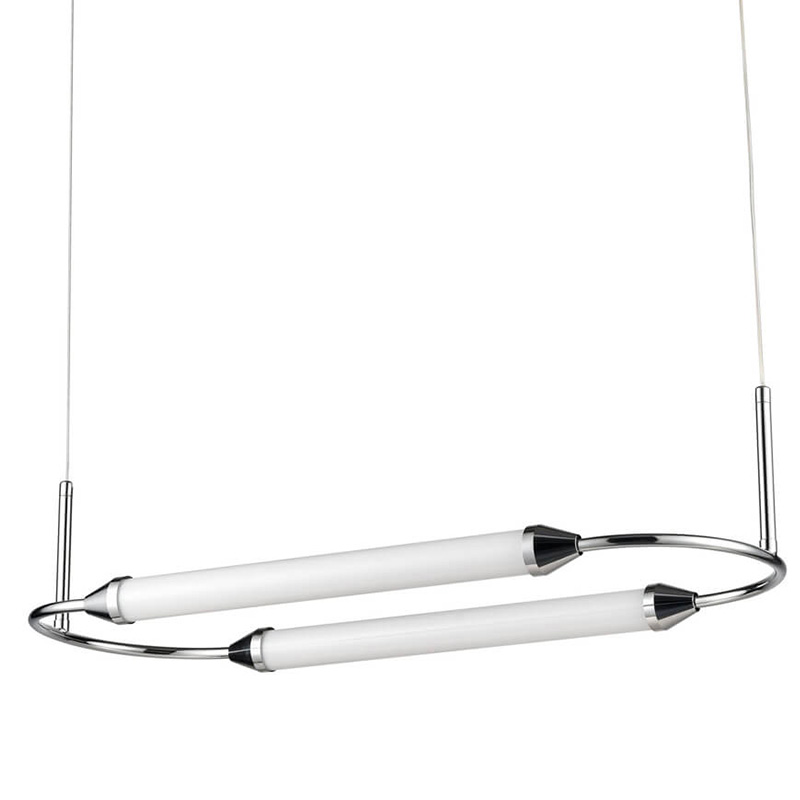 Подвесной светильник Giopato & Coombes CIRQUE Pendant Ellipse Horizontal Chrome Хром в Ульяновске | Loft Concept 