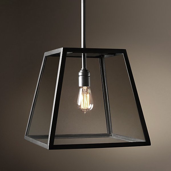 Подвесной светильник Loft Industrial Filament Pendant Черный в Ульяновске | Loft Concept 