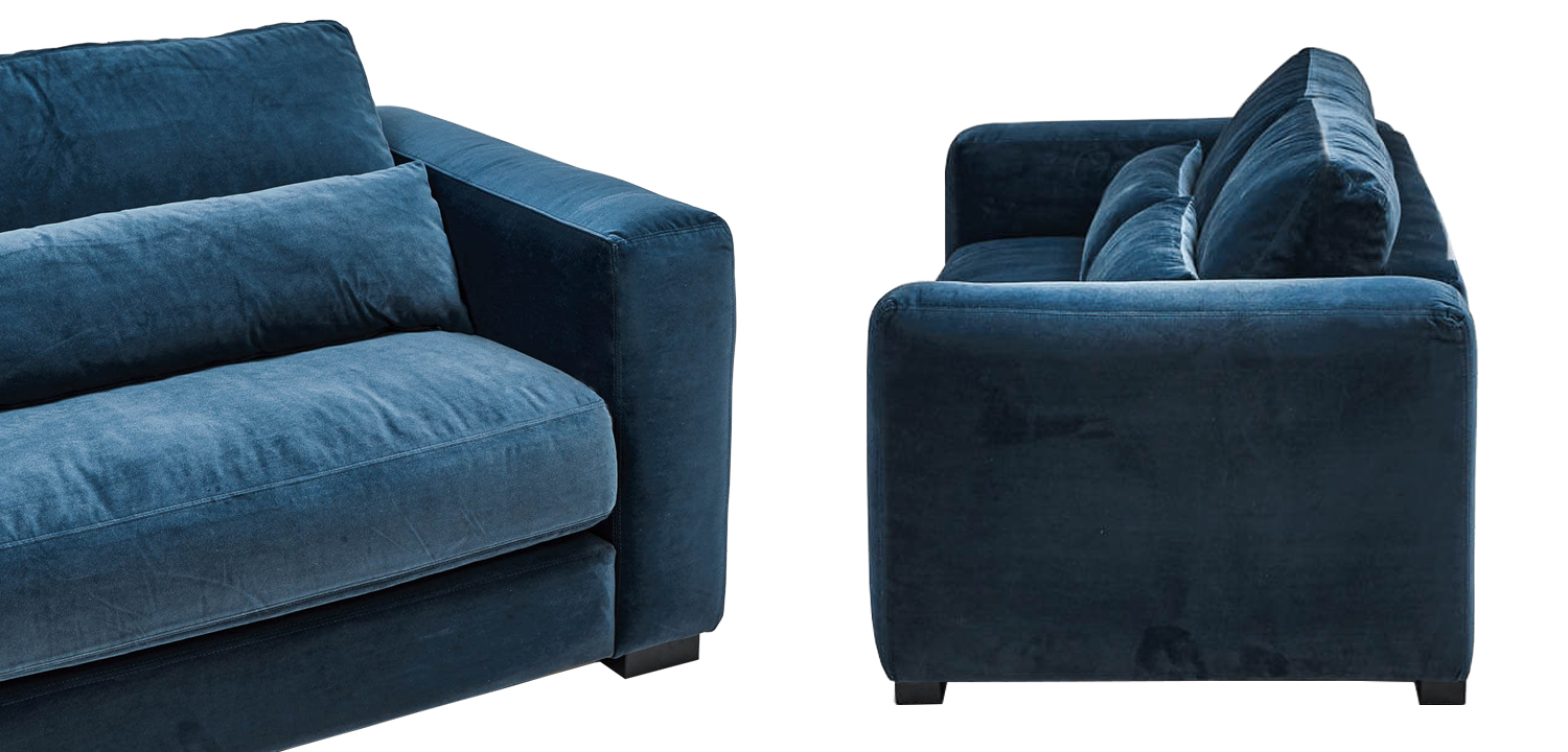 Диван Kleber Sofa blue - фото