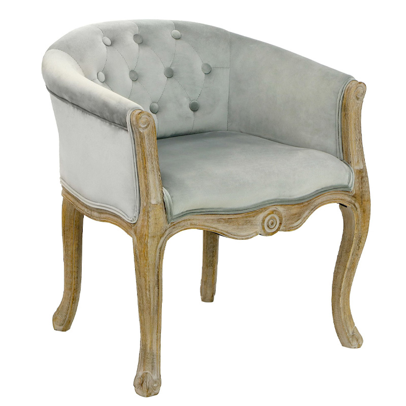 Кресло French Provence Armchair Roderic light blue Голубой в Ульяновске | Loft Concept 