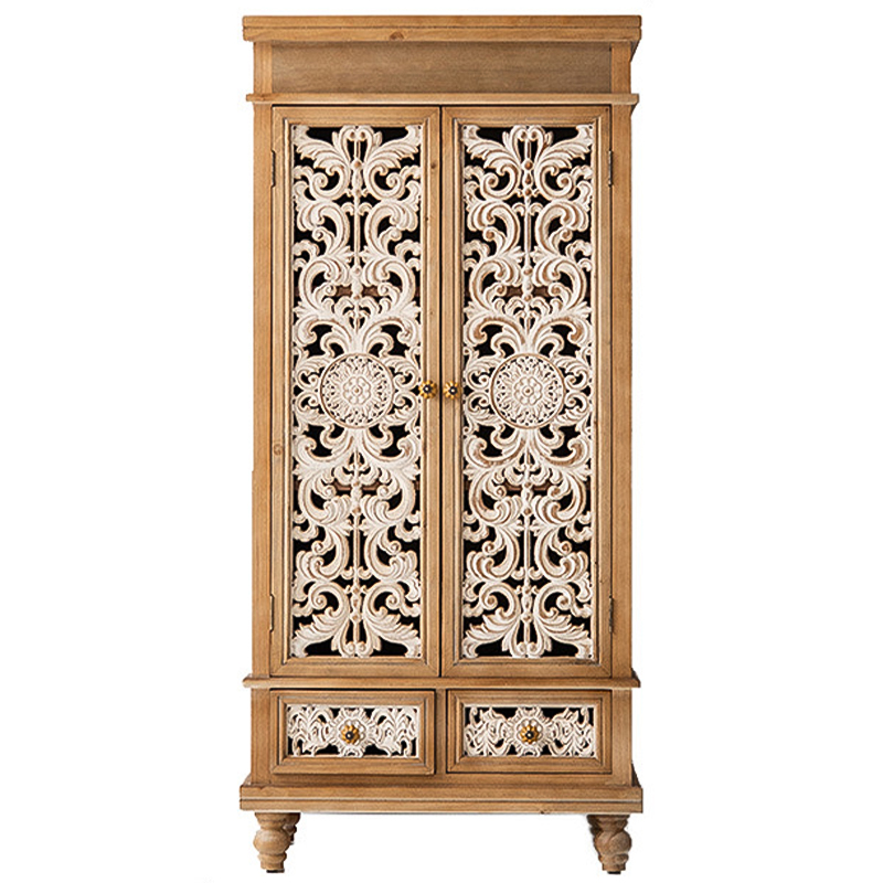 Шкаф Noemie Provence Cabinet Древесина Белый в Ульяновске | Loft Concept 