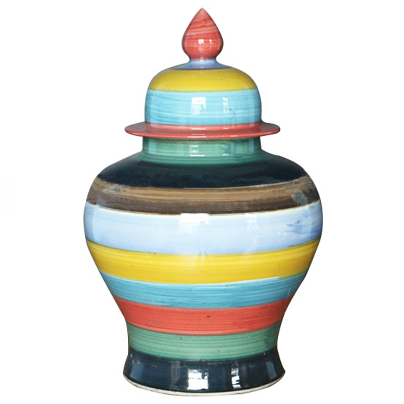 Ваза Colored Stripes Rainbow Vase Мульти в Ульяновске | Loft Concept 