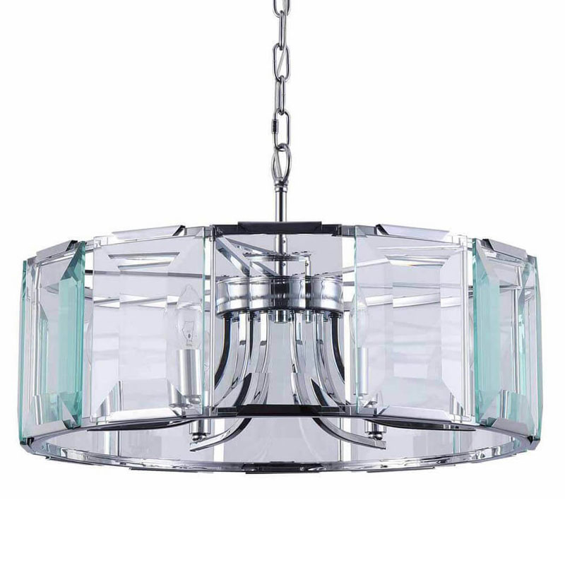 Люстра Harlow Crystal Round Chandelier chrome 6 Хром в Ульяновске | Loft Concept 