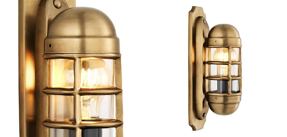 Бра Eichholtz Wall Lamp Le Caprice Brass - Loft-Concept в Ульяновске