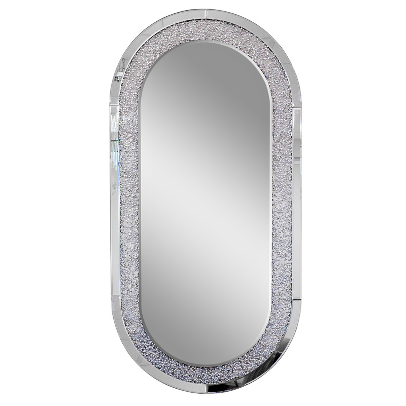 Зеркало Odila Crystals Oval Mirror  в Ульяновске | Loft Concept 