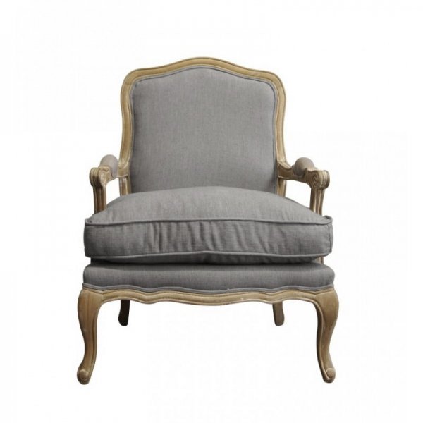 Кресло French Provence ArmChair Shebbi Grey  в Ульяновске | Loft Concept 