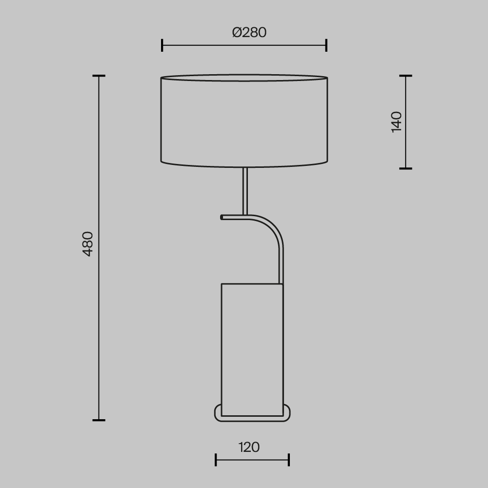 Настольный светильник Glamping Е14x2 в Ульяновске