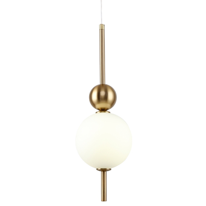 Подвесной светильник PEARLS SUSPENSION Белый Латунь в Ульяновске | Loft Concept 