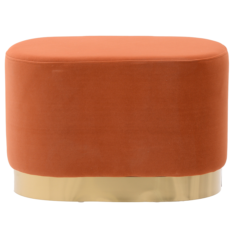 Пуф Juicy Orange Pouf Оранжевый Глянцевое золото в Ульяновске | Loft Concept 