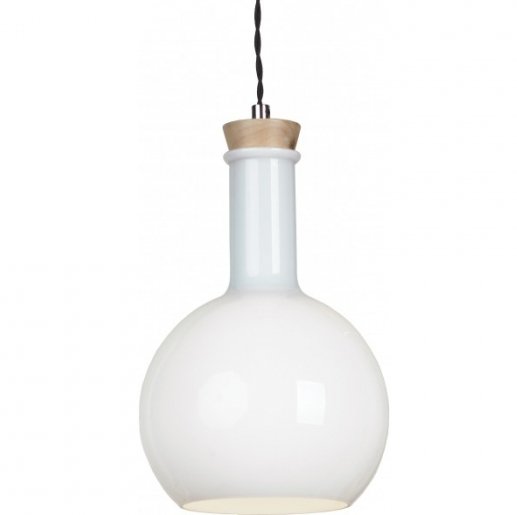 Подвесной светильник Glass Bottle Light 3 Белый в Ульяновске | Loft Concept 