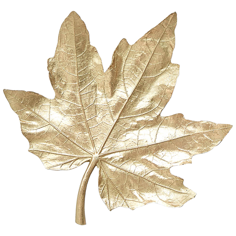 Аксессуар на стену Кленовый Лист Maple Leaf Золотой Аксессуар на стену Кленовый Лист Maple Leaf Золотой в Ульяновске | Loft Concept