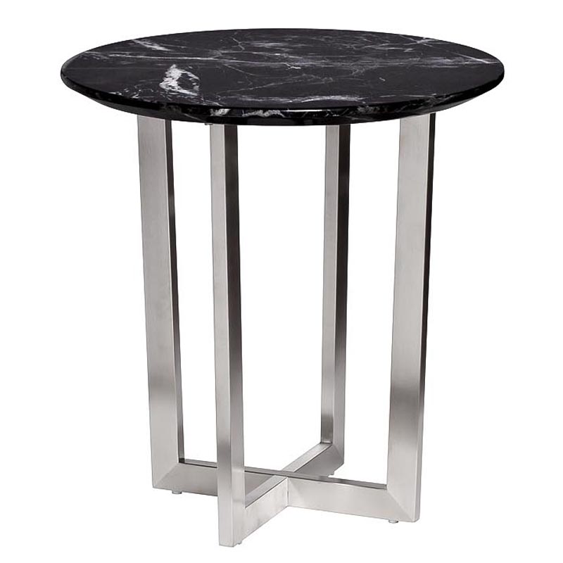 Приставной стол Adamson Side Table Серебряный в Ульяновске | Loft Concept 