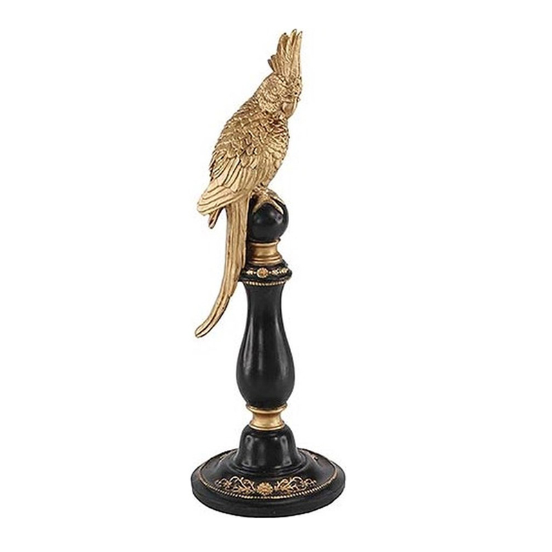 Статуэтка Gold Parrot Figurine Золотой Черный в Ульяновске | Loft Concept 