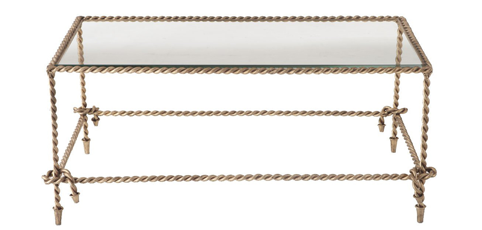 Кофейный стол Golden pigtail Кофейный стол Golden pigtail - Loft-Concept в Ульяновске