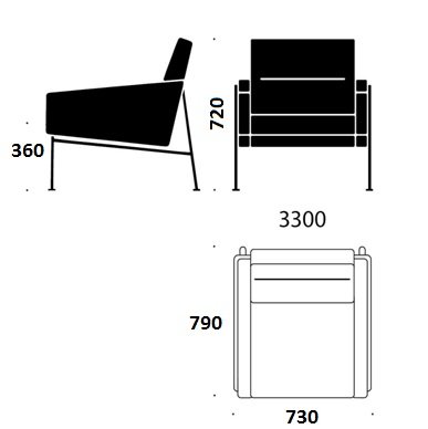 Кресло 3300 series Easy chair в Ульяновске