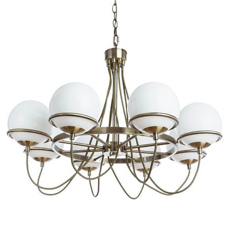 Люстра Melissa Chandelier Bronze Бронза Белый в Ульяновске | Loft Concept 