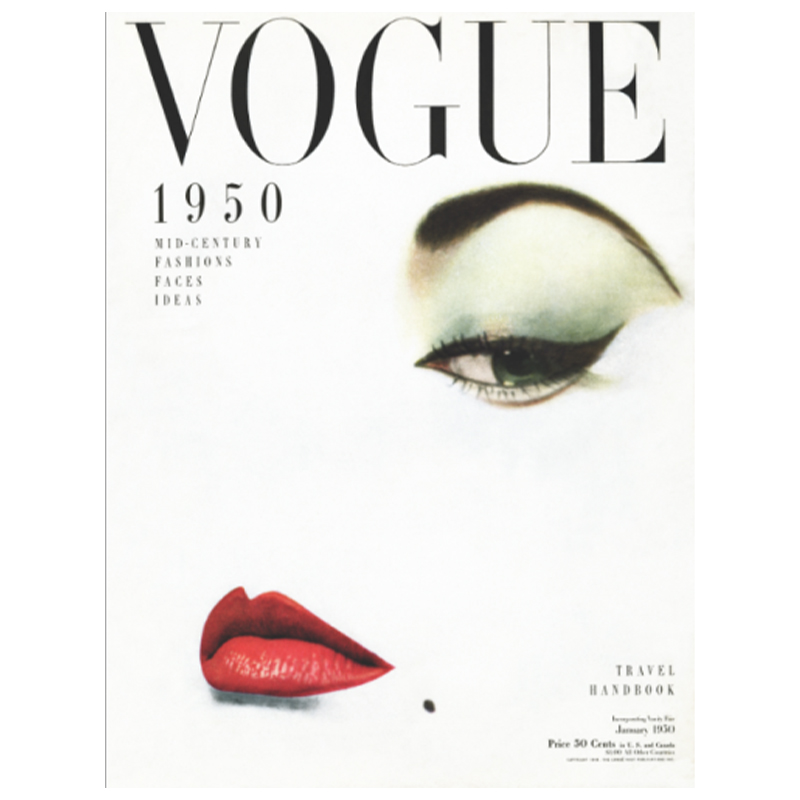 Постер Vogue Cover 1950 January  в Ульяновске | Loft Concept 