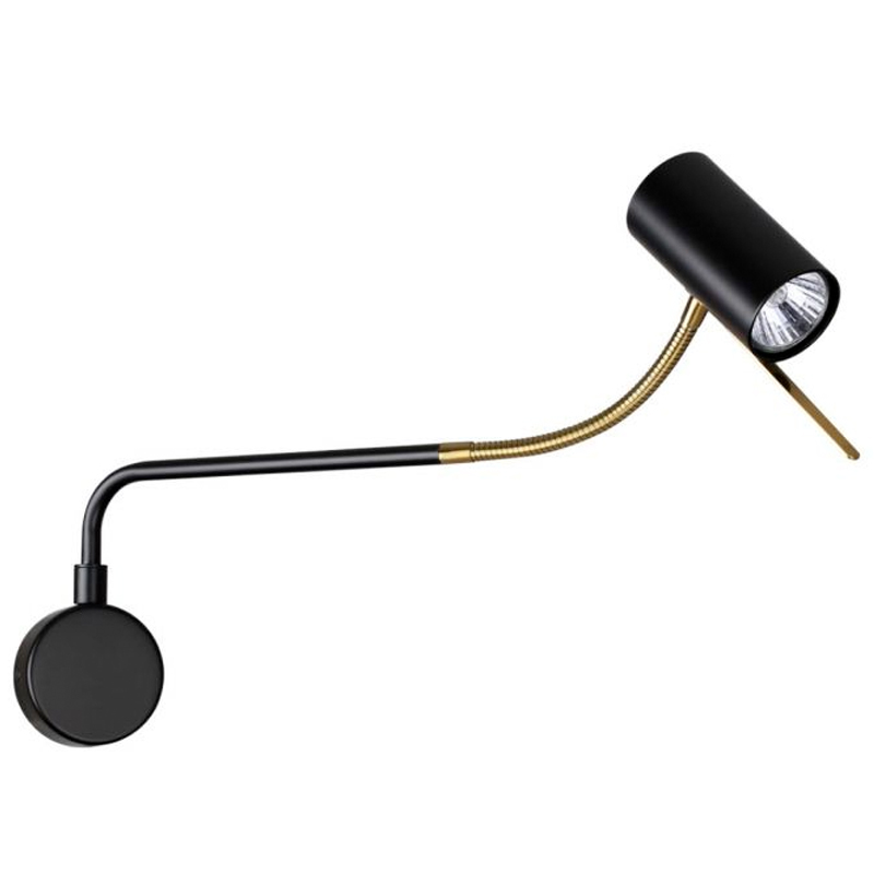 Гибкое бра Trumpet Wall Lamp Брозна Бронза Черный в Ульяновске | Loft Concept 