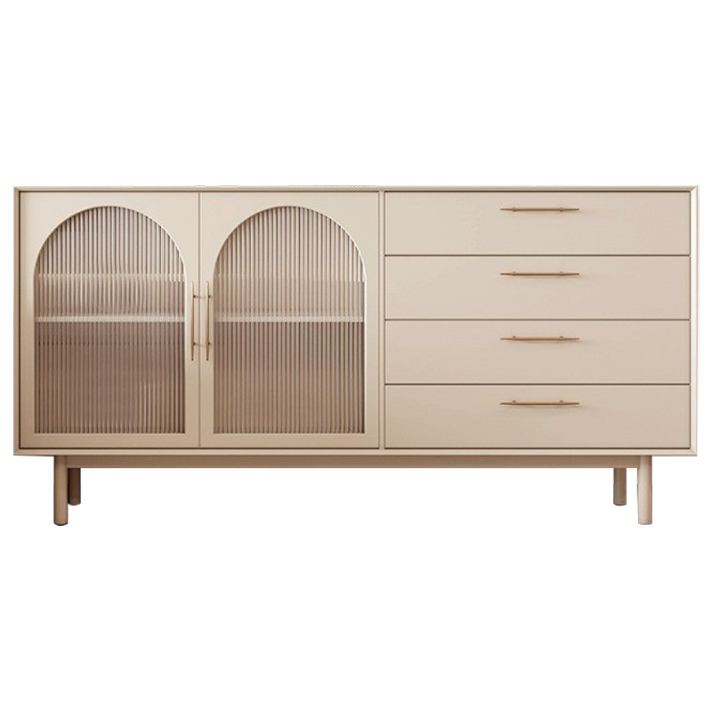 Комод Trystan Arch Chest of Drawers Бежевый Золотой в Ульяновске | Loft Concept 