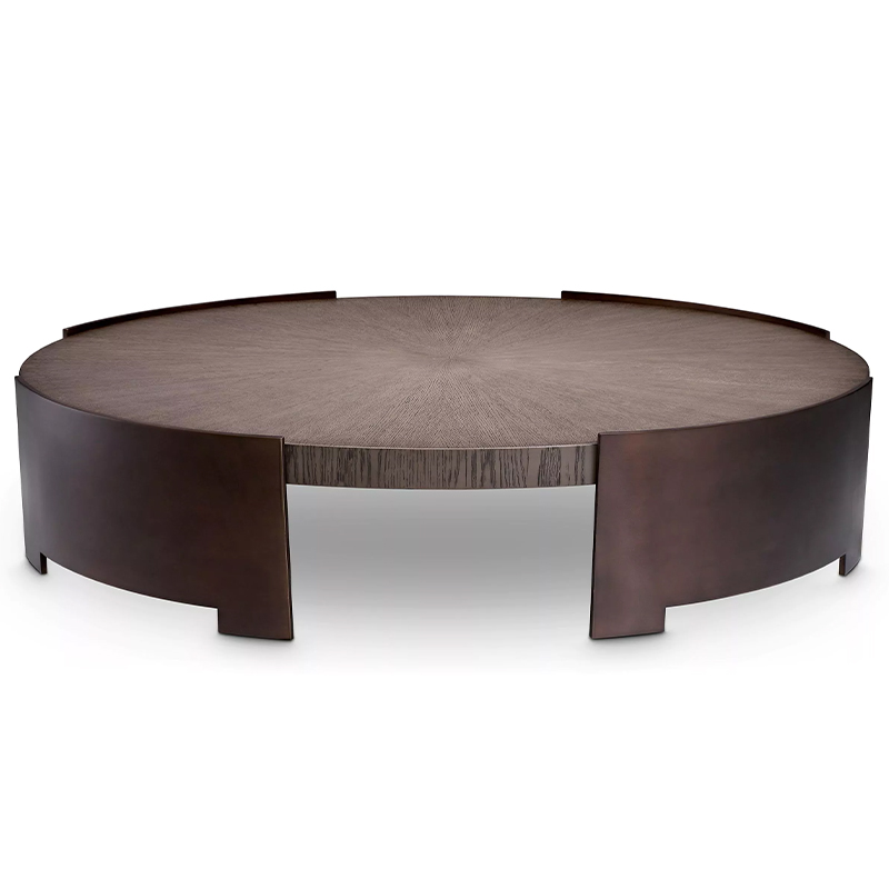 Кофейный стол Eichholtz Coffee Table Quinto Коричневый Темная бронза винтаж в Ульяновске | Loft Concept 