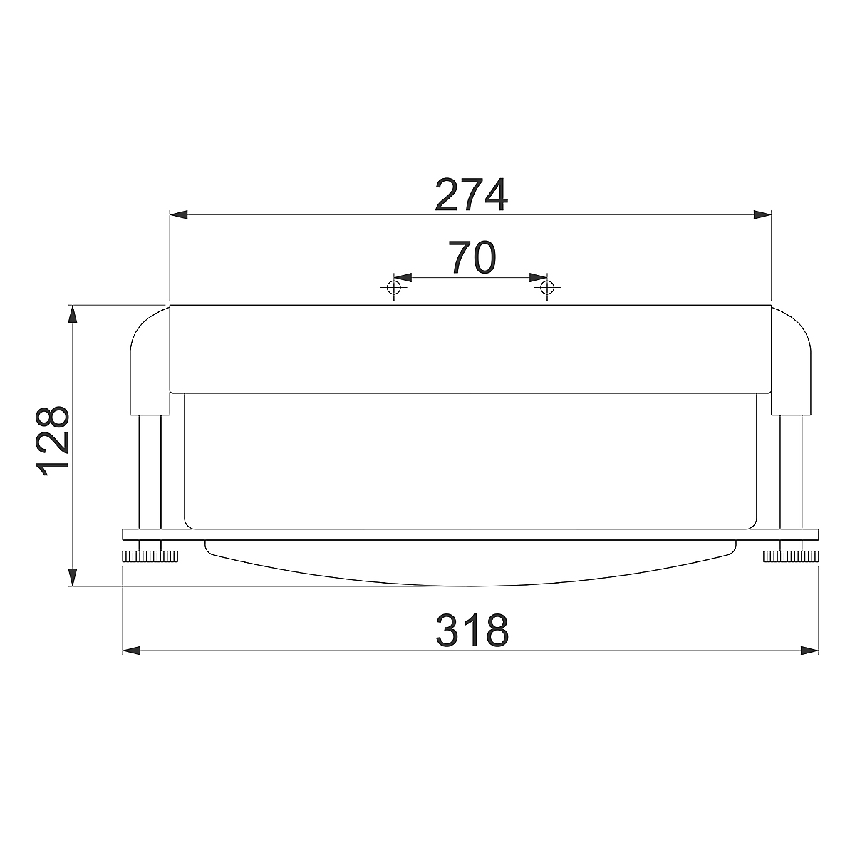 Потолочный светильник для ванных комнат цвета никель с плафоном из опалового стекла и декоративными держателями Hinkley в Ульяновске