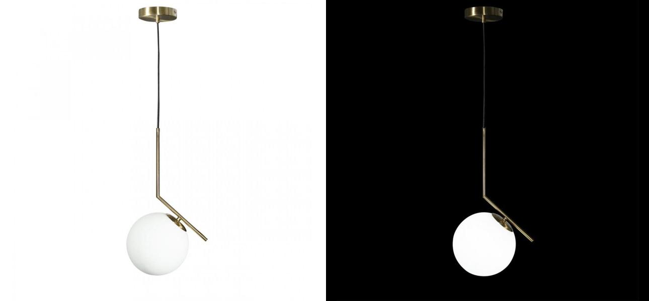 Светильник подвесной Flos IC Lighting Gold Pendant Lamp - фото №1