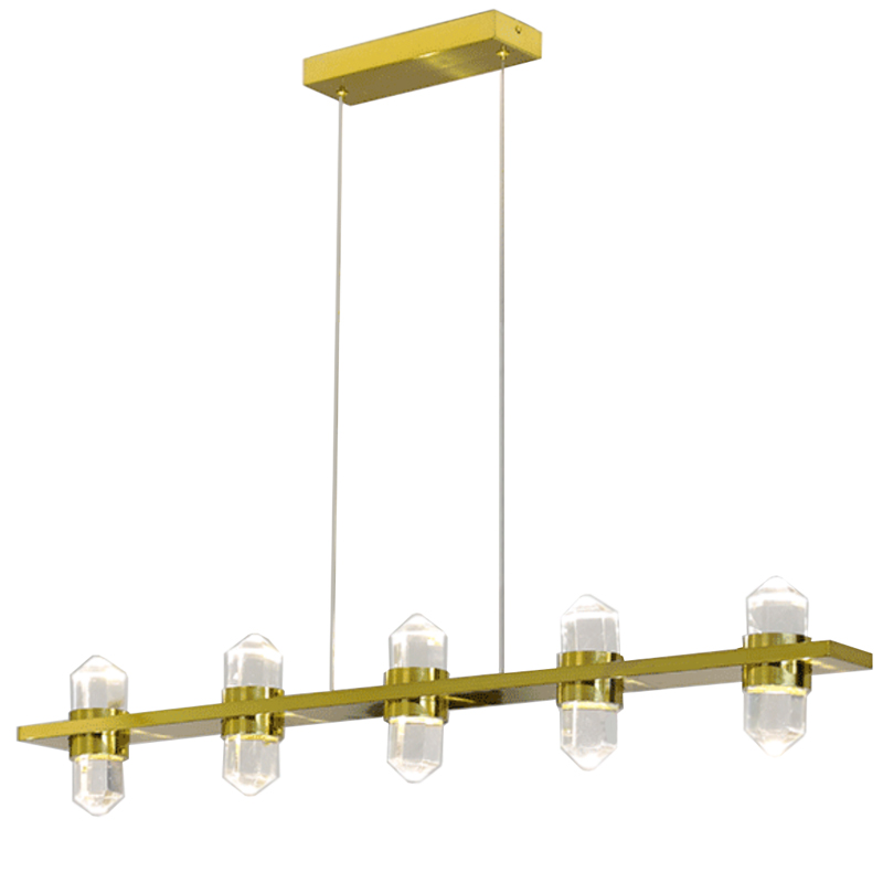 Люстра large Crystals Line Brass Латунь Прозрачный Люстра large Crystals Line Brass Латунь Прозрачный в Ульяновске | Loft Concept