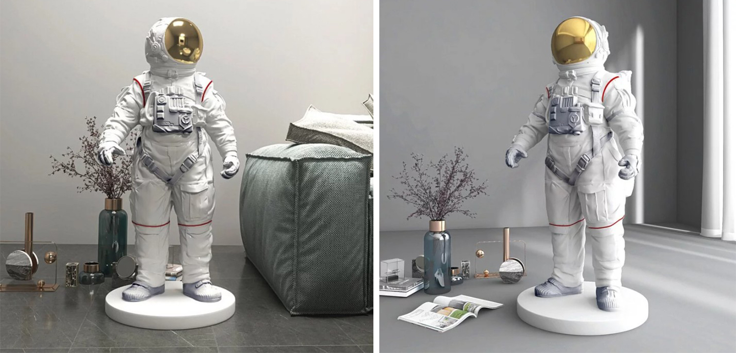 Статуэтка Большой Космонавт - фото