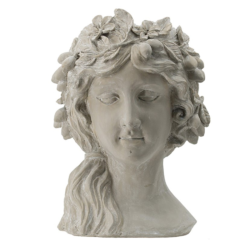 Ваза Antique Busts Garden Goddess Светло-серый Ваза Antique Busts Garden Goddess Светло-серый в Ульяновске | Loft Concept