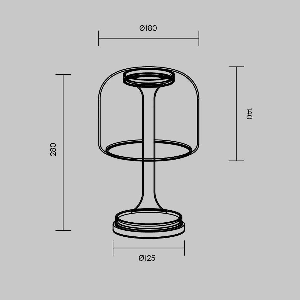 Настольный светильник Spirito 3000К 13Вт в Ульяновске