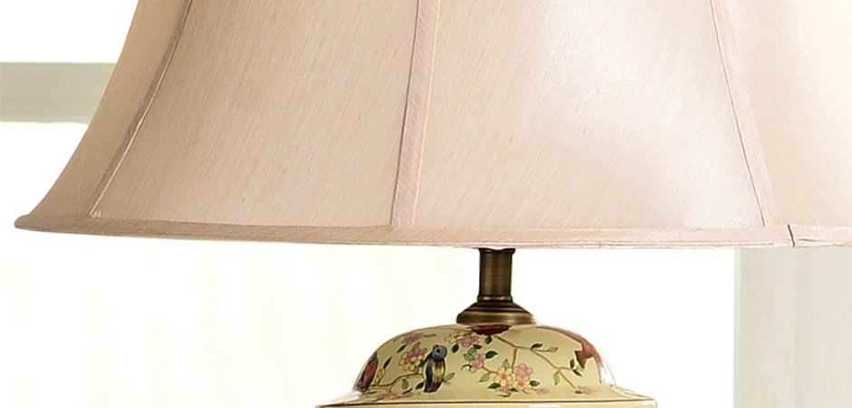 Настольная керамическая лампа с узором Luna - Loft-Concept в Ульяновске