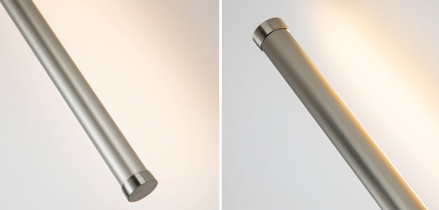 Бра Kim Trumpet tube Nickel Wall Lamp 100 - фото №1