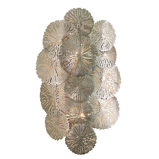 Бра Lily Pad Wall Sconce Nickel Серебряный в Ульяновске | Loft Concept 