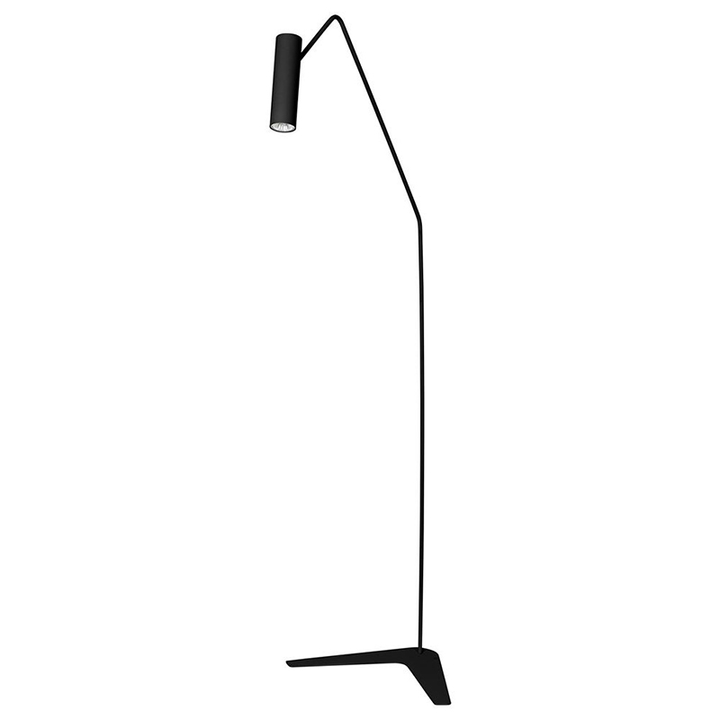 Торшер Tibo Trumpet Floor Lamp black Черный в Ульяновске | Loft Concept 