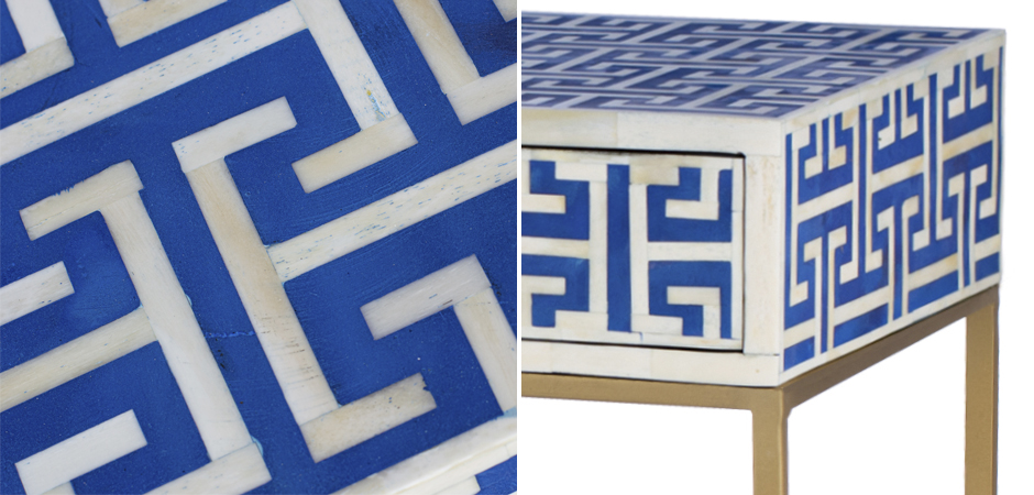 Консоль Insignia Bone Inlay Console 2 DRAWER - фото №2