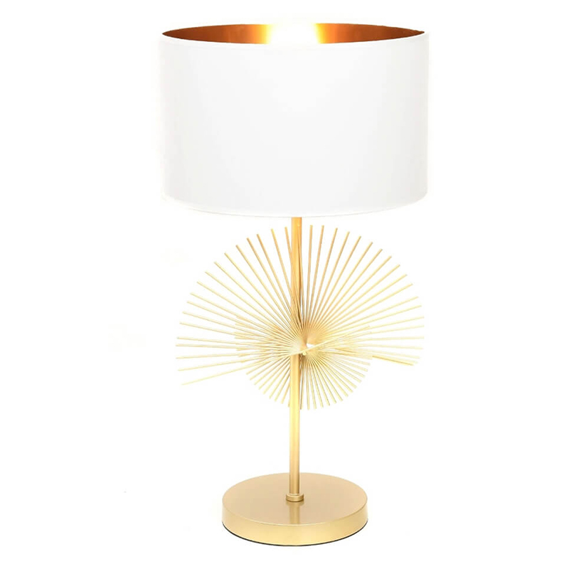 Настольная лампа Genoveva Table lamp white Белый Золотой в Ульяновске | Loft Concept 