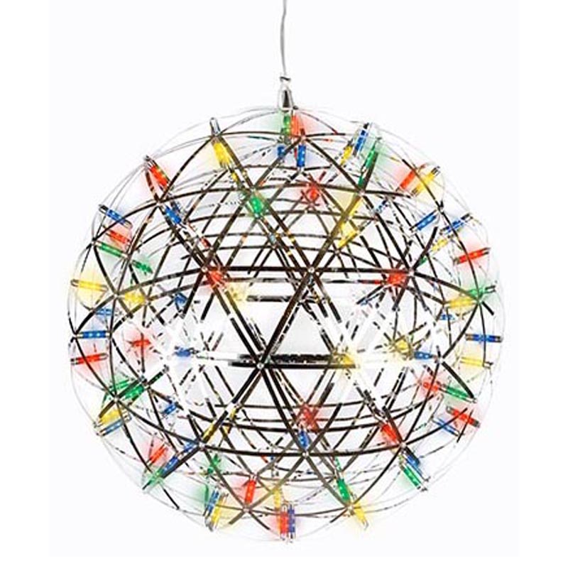 Люстра Moooi 3D Sphere Colored lamp M Хром Мульти Люстра Moooi 3D Sphere Colored lamp M Хром Мульти в Ульяновске | Loft Concept