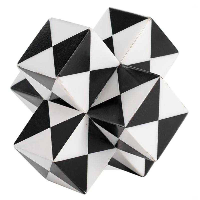 Статуэтка Geometric Figure black and white Черный Белый в Ульяновске | Loft Concept 