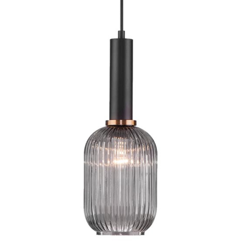 Светильник Ferm Living chinese lantern Gray III Серый (Gray) Черный в Ульяновске | Loft Concept 