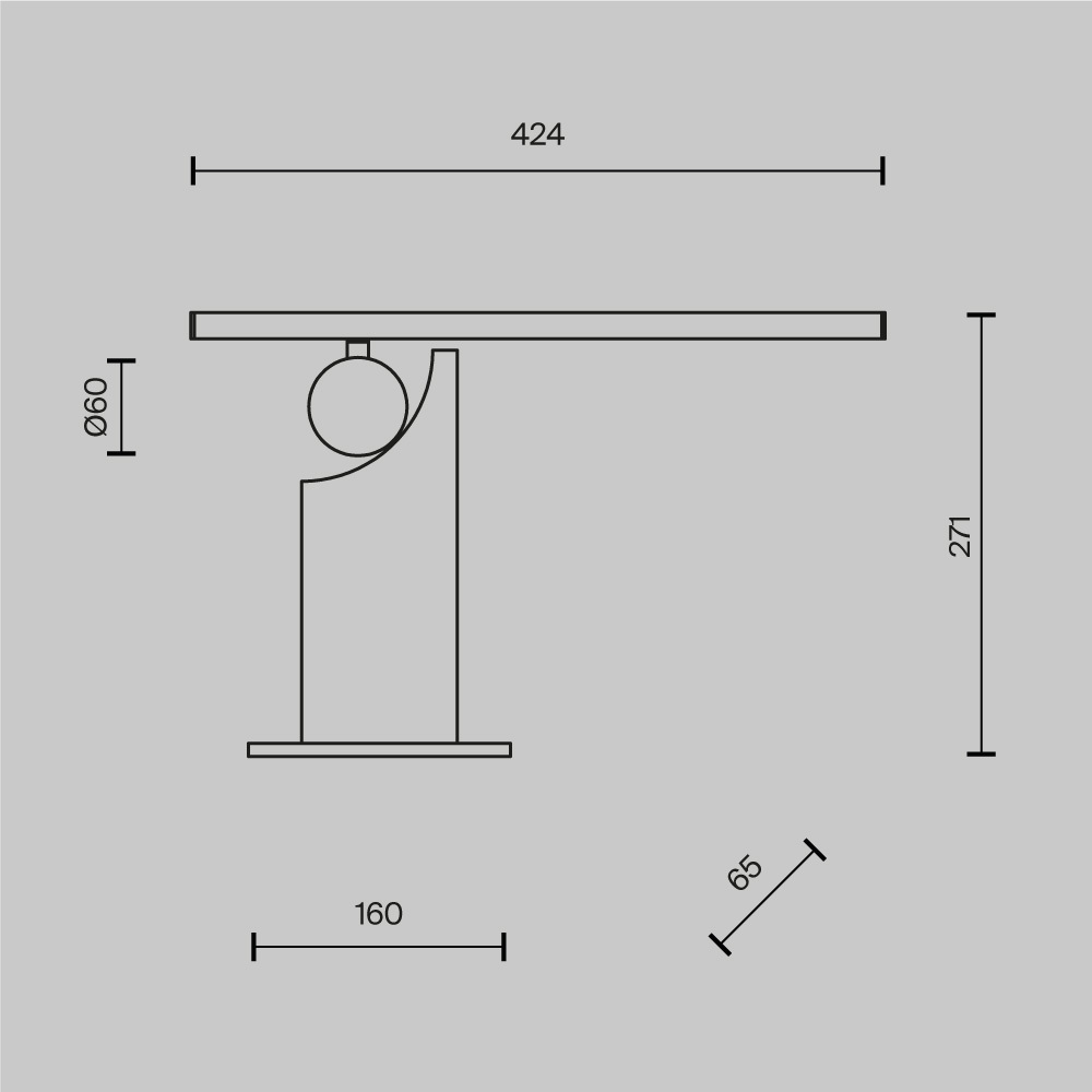 Настольный светильник Monumento 3000К 9Вт в Ульяновске