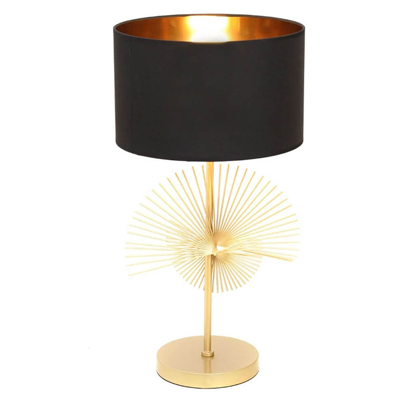 Настольная лампа Genoveva Table lamp black Черный Золотой в Ульяновске | Loft Concept 