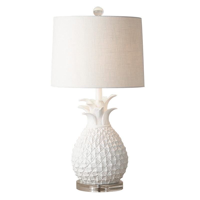 Настольная лампа White Pineapple Table lamp Белый в Ульяновске | Loft Concept 