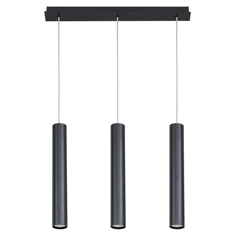 Люстра Luis Chandelier Line black Черный в Ульяновске | Loft Concept 