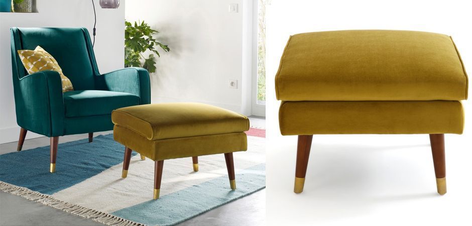 Пуф Classic Furniture горчичный Пуф Classic Furniture горчичный - Loft-Concept в Ульяновске