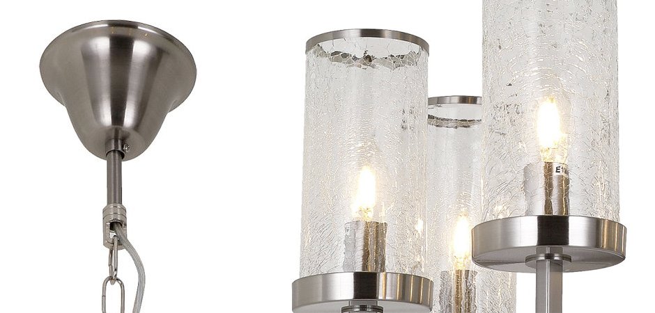 Люстра LIAISON ONE-TIER Chandelier 7 Silver - фото №1